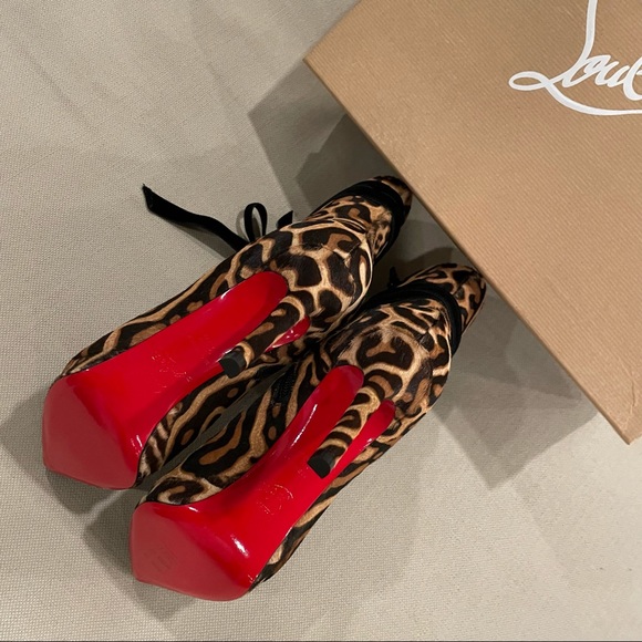 NWT❤️Christian Louboutin❤️Circus Nana 100 Pony Boots - Picture 9 of 12